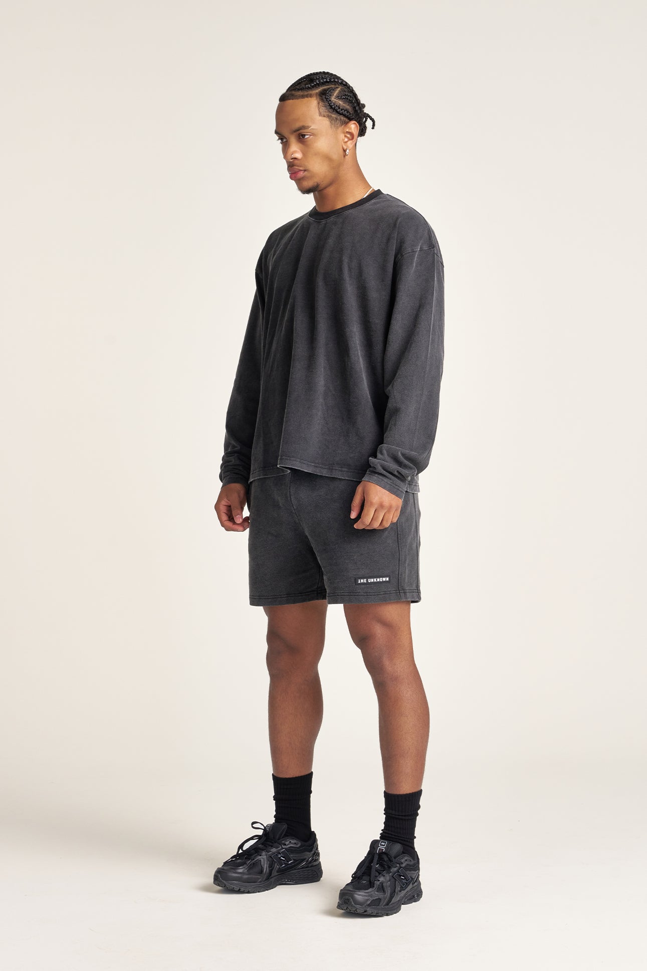 'ORIGINALS' LONG SLEEVE TOP - VINTAGE BLACK