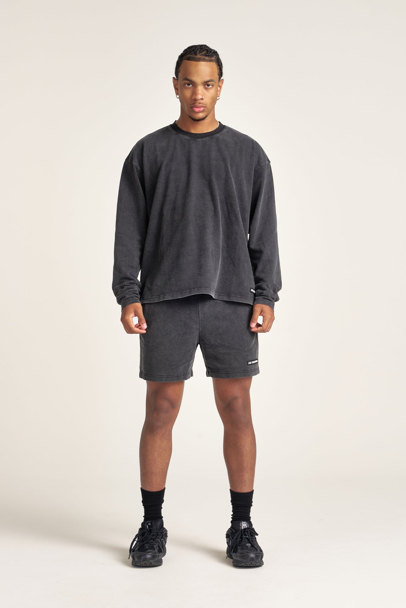 'ORIGINALS' LONG SLEEVE TOP - VINTAGE BLACK