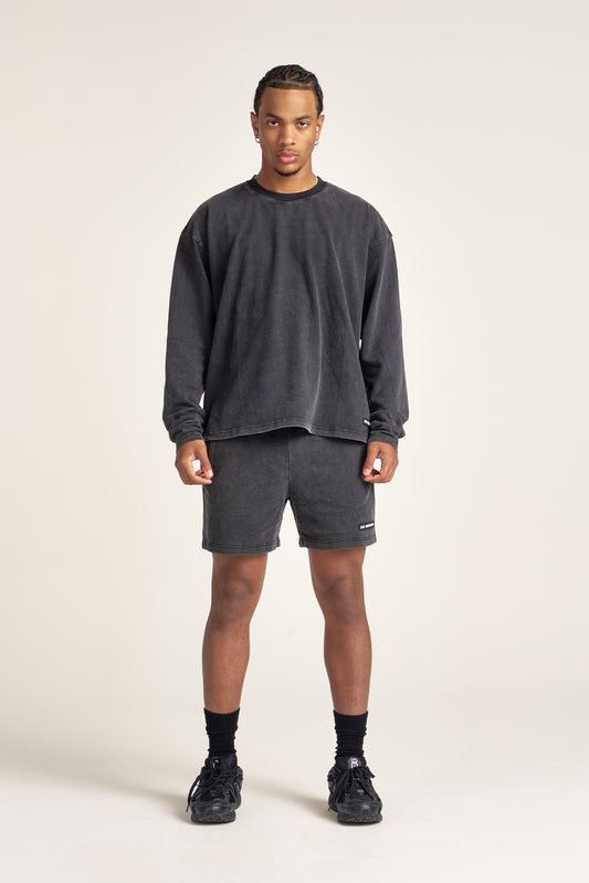 'ORIGINALS' LONG SLEEVE TOP - VINTAGE BLACK