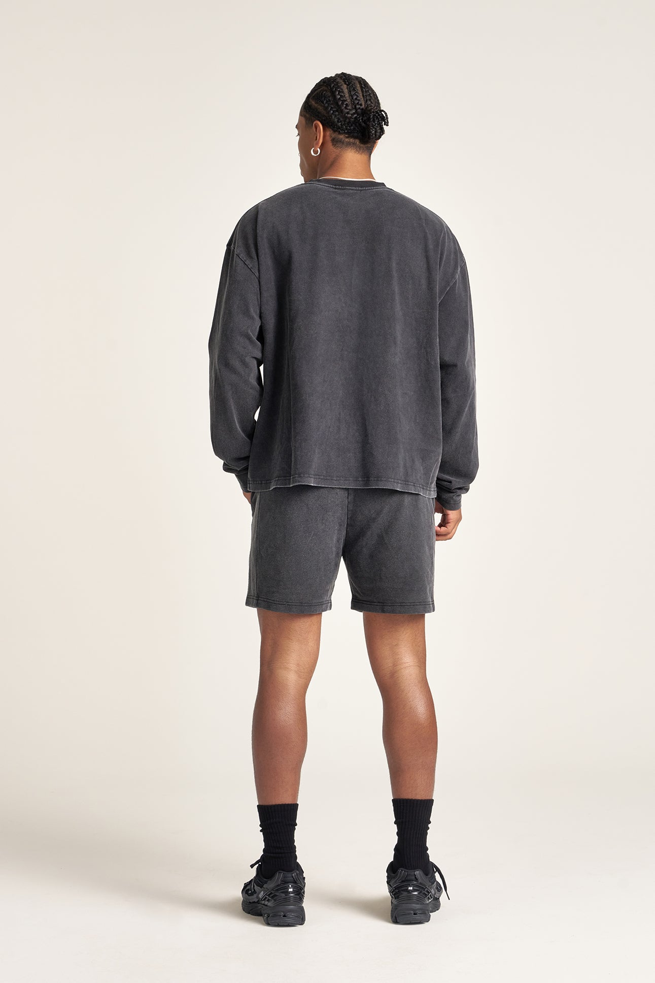 'ORIGINALS' LONG SLEEVE TOP - VINTAGE BLACK
