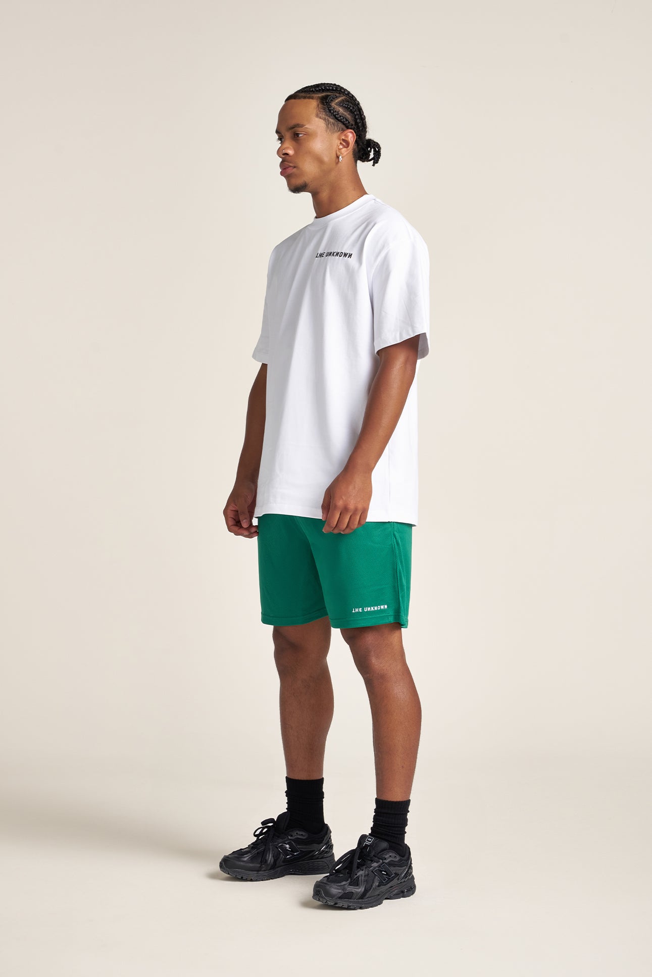 'ORIGINALS' MESH SHORTS - FOREST GREEN