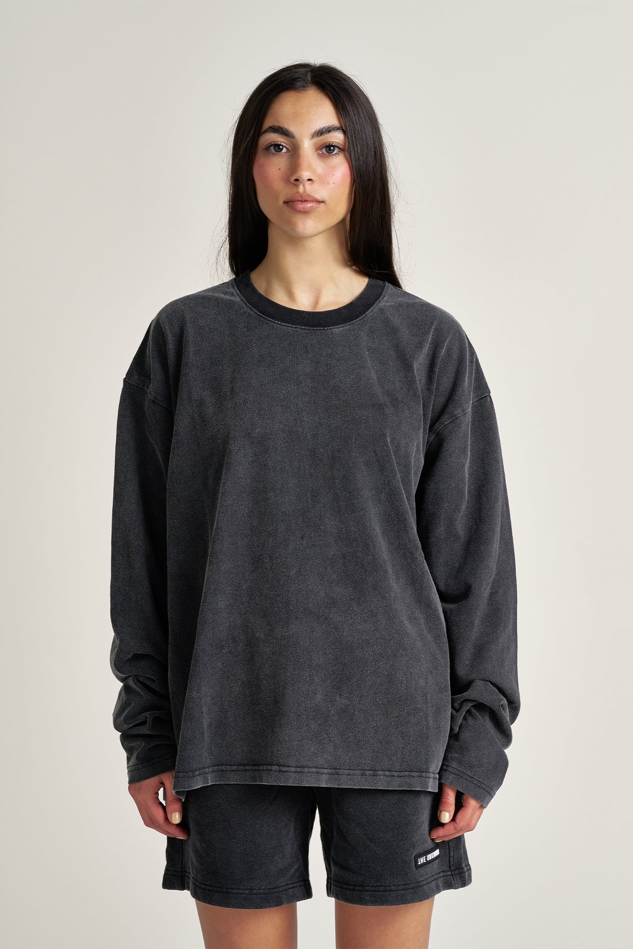 'ORIGINALS' LONG SLEEVE TOP - VINTAGE BLACK