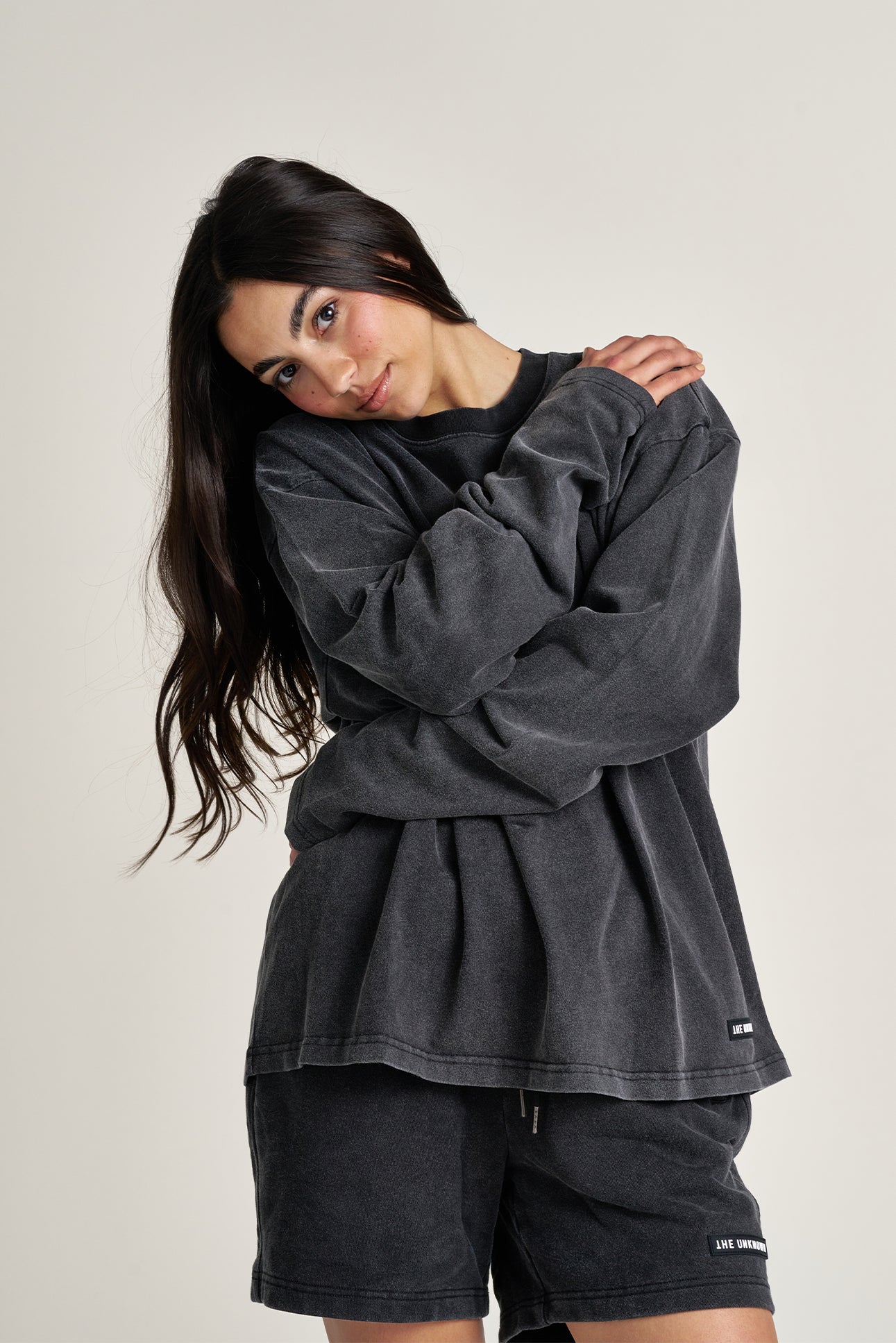 'ORIGINALS' LONG SLEEVE TOP - VINTAGE BLACK