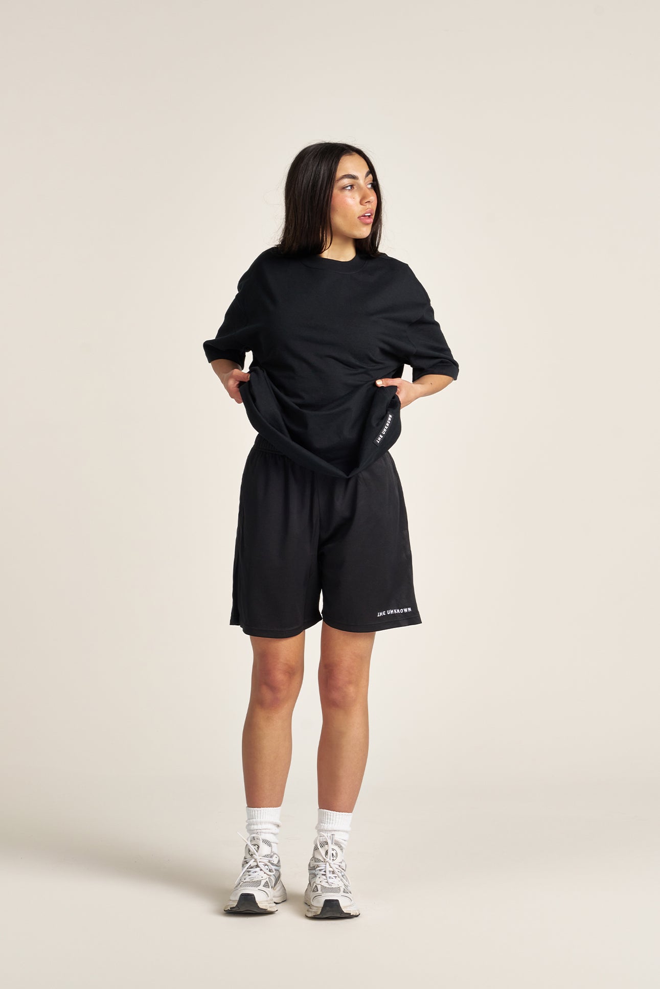 'ORIGINALS' MESH SHORTS - BLACK