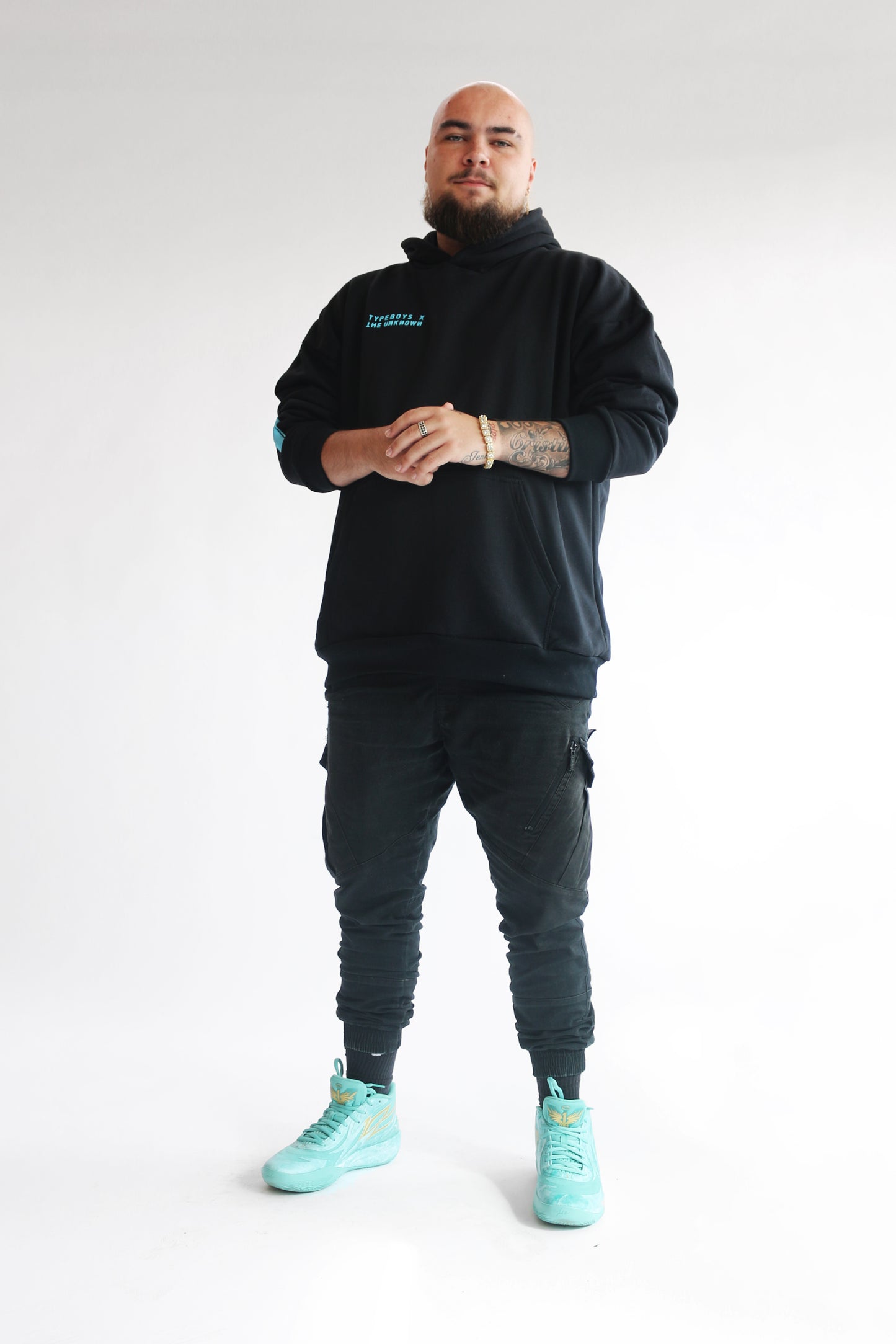 UNKNOWN X TYPEBOYS HOODIE - BLACK